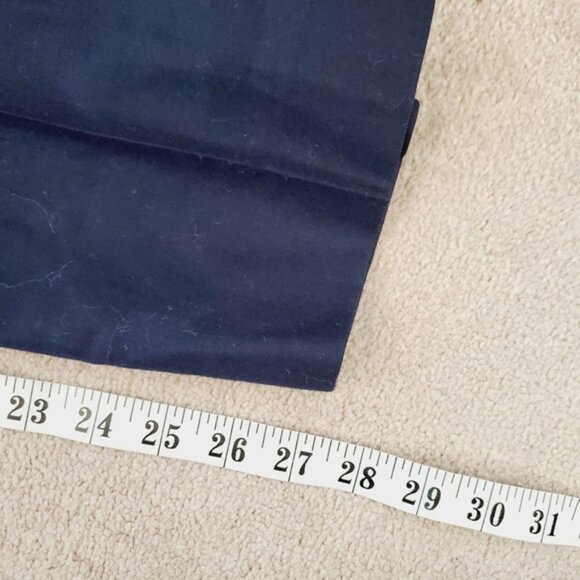 J Crew Favorite Fit Navy Wool Crepe Ankle Slim Trousers 2 - Picture 6 of 7